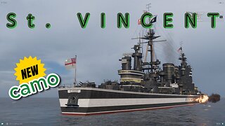 T10 BB St.Vincent New Camo | World of Warships