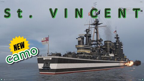 T10 BB St.Vincent New Camo | World of Warships