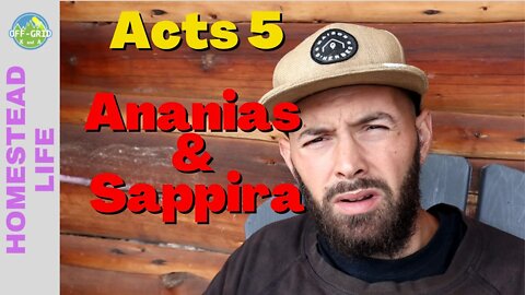 Ananias & Sappira - Acts 5 - Bible Study With Me