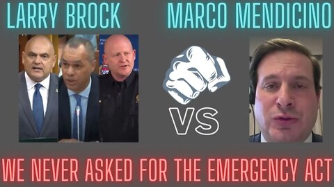 PROOF that no law enforcement asked for the Emergencies Act see for yourself Brock vs Mendicino