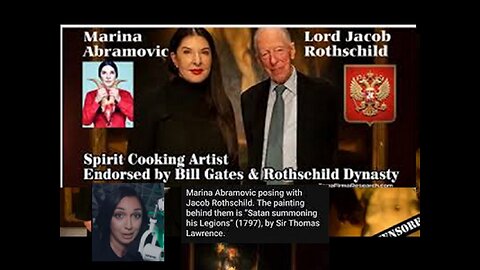 Satanist Pedophile SpiritCooking Adrenochrome Cannibal Marina Abramovic, Rothschild & Lucifer!