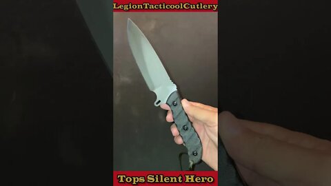 Tops Knives Silent Hero! #usaknives #shorts #shortsvideo #youtubeshorts #edc #edc #bushcraft