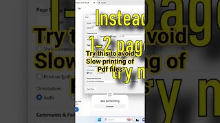 print your pdf faster