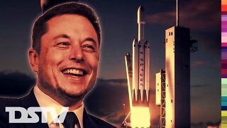 ELON MUSK Talks "FALCON HEAVY" Launch