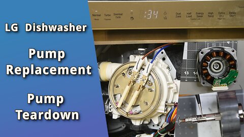 Noisy LG dishwasher Fix – Pump Replacement