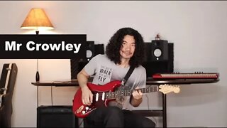 Mr Crowley (Ozzy) - Guitar Cover