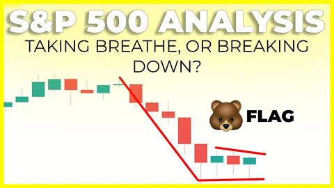 SP500 BEAR FLAG FORMS ON 30 MINUTE TIMEFRAME (Keep In Mind Context) |S&P 500 Technical Analysis