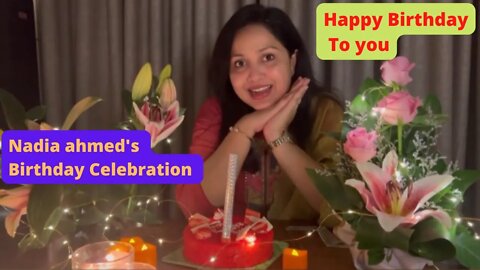 Beautifull Actress Nadia ahmed's Happy Birthday Celebration II Nadia ahmed II Bangla Natok II
