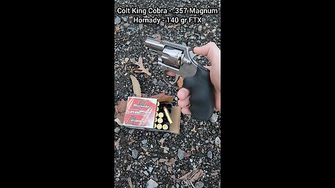 I SHOT MY CHRONOGRAPH! 😭☠️ Colt King Cobra - .357 Magnum (Hornady 140 gr FTX LeveRevolution)