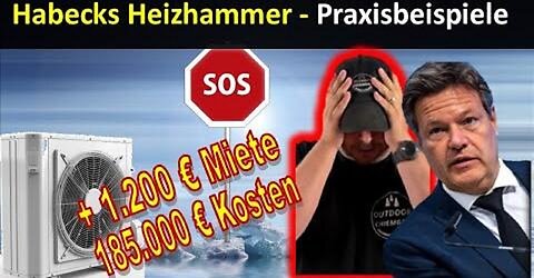 Habecks Heizungshammer Praxis+++2000€ Heizkosten in 6 Wochen+++Umbau 185000 €+++Miete + 1200 €