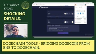 Dogechain Tools - Bridging Dogecoin From BNB To Dogechain.