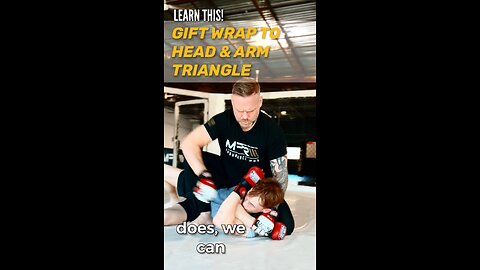 GIFT WRAP TO HEAD & ARM TRIANGLE
