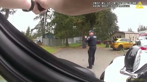 Pierce County body cam video shows car chase that led to deputy shooting suspect
