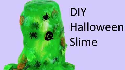 DIY Halloween slime