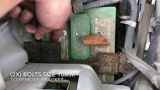 Dodge Intrepid battery location and removal