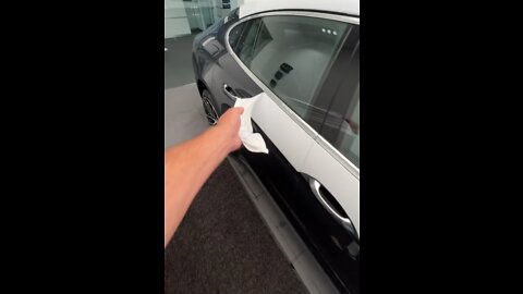 Unwrapping a porsche panamara car