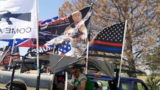 Waving & Selling Flags