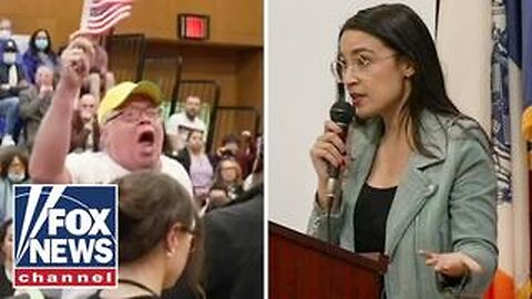 AOC heckled & Booed at NYC town hall - Published Today