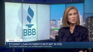 BBB warning about student loan scams