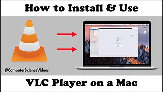 How to INSTALL VLC Player on a Mac Computer - Basic Tutorial | New