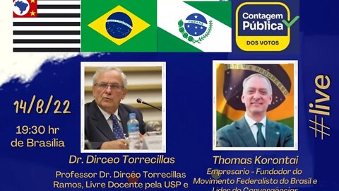 DR. DIRCÊO TORRECILAS E THOMAS KORONTAI EM CONVERSA SOBRE DEMOCRACIA E PROCESSOS ELEITORAIS