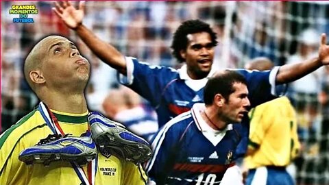O dia em que ZIDANE Humilhou o BRASIL ⚽️ FRANÇA 3 - 0 BRASIL (Final Copa 98). #futebol