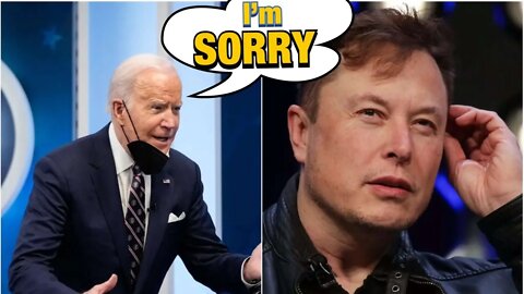 Elon Musk INSULTS Biden For Teleprompter GAFFE 😂 #shorts #gaffes #viral