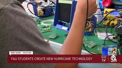 FAU students design, install weather stations that track storms