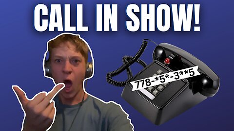 CALL IN TO THE SHOW LIVE!