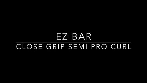 🏋️‍♂️ How to EZ Bar Close Grip Semi Pro Curl Demo | Coach Mike