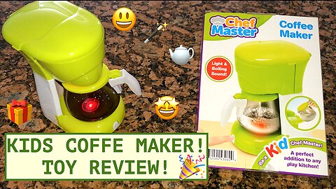Toy Unboxing for Kids - Coffee Maker Toy Opening - Toy Review for Kids - Children Toy Review