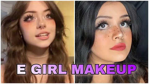 I HAVE FOLLOWED HANNAH OWO E-GIRL MAKEUP TUTORIAL