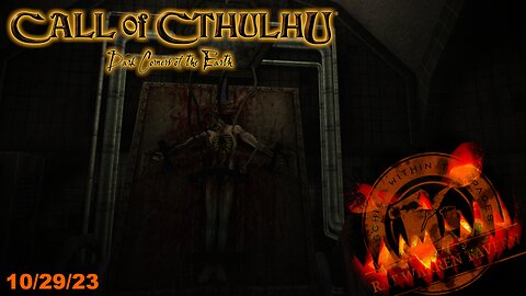 Spooky Month Call of Cthulhu: Dark Corners of The Earth-Part 2- Rat's Descent Into Madness! 10/29/23