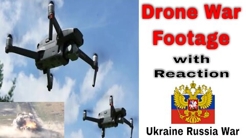 Drone Footage: Reaction: Featuring Beer. Ukraine Russia War. Combat Footage