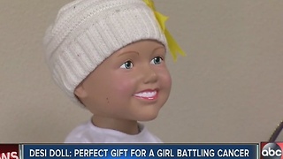 Family creates doll to honor daughter, help children with cancer