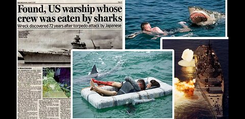 500 + Soldiers attacked by sharks | USS Indianapolis