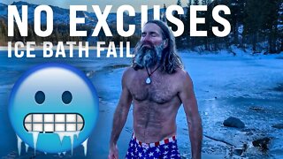 "Not All Ice Baths Are Convenient" | FAILED ICE BATH AT MAMMOTH LAKES