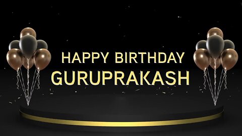 Wish you a very Happy Birthday Guruprakash