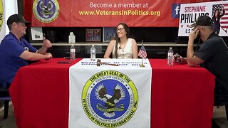 Laura Bueno discusses the importance of a Surrogate Mother in Veterans In Politics Video talk show