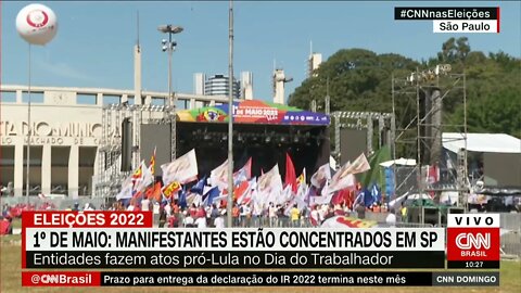 1º de maio tem manifestações pró-Lula | CNN