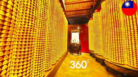 360° Tour: Longshan Temple's Enchanting Beauty Unveiled 🇹🇼 | Taiwan Travel Vlog (Ep. 4)
