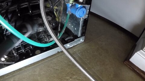 Blasian Babies DaDa Vacuums Refrigerator Condenser Coils After Tightening Ice Maker Water Line!