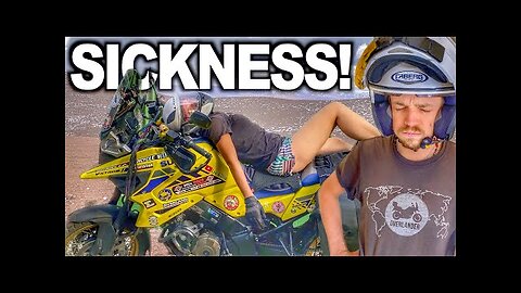 ALTITUDE SICKNESS on our Motorcycle at 14,000FT 🇨🇱 [S3 - E60]