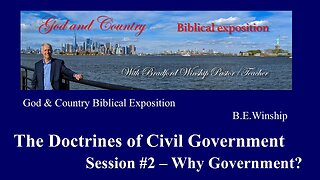 277 - Doctrines of Civil Government - Session 2