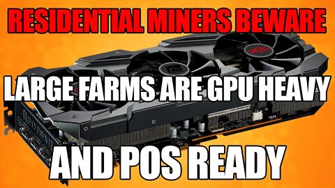 You Cant Compete With GPU MINING Farms