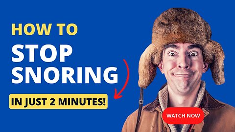 How To STOP SNORING FOREVER In Just 2 Minutes!