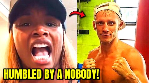 Pro Female Boxer Gets KNOCKED OUT By Man After Talking Trash