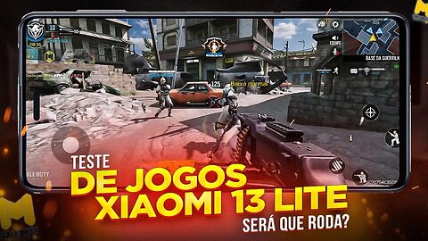 XIAOMI 13 LITE - Teste de JOGOS! COD Mobile, será que roda liso?