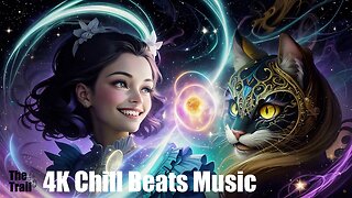 Chill Beats Music - Electronic Lovers Paradise | (AI) Audio Reactive Alice Wonderland s1 | Cheshire