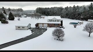 DJI Mavic 3 Waypoint Mission - House - Winter